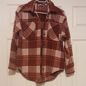 Childrens Place Girls Fleece Shacket